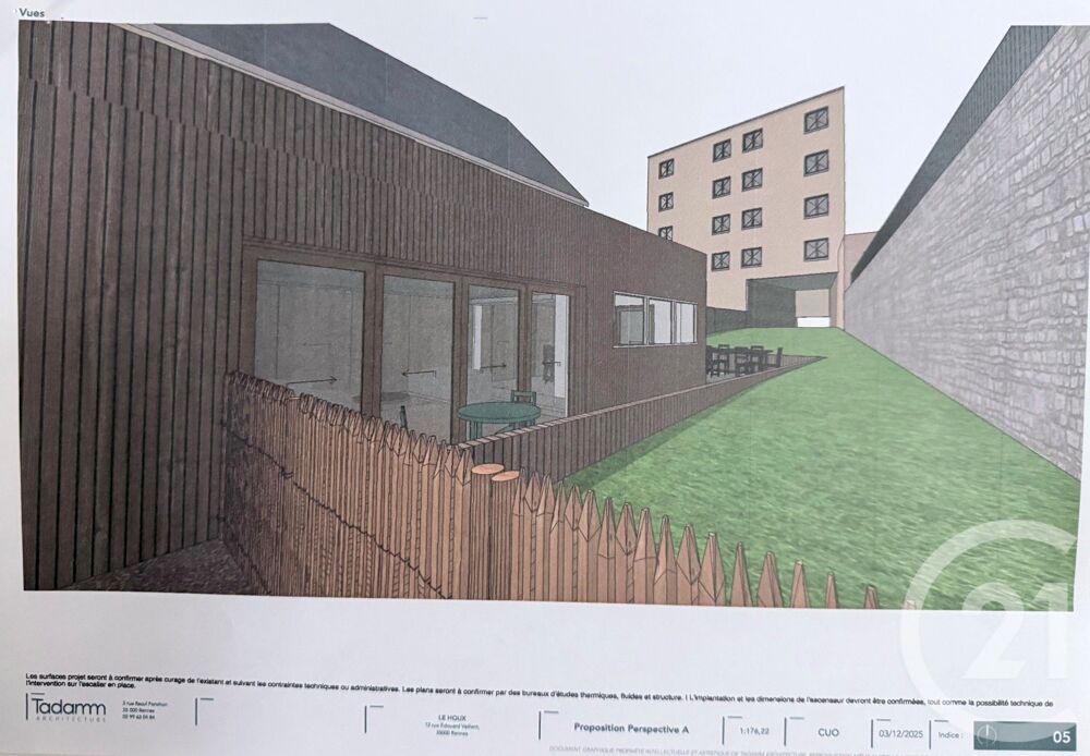 vente Maison - 3 pièce(s) - 79 m² Rennes (35000)