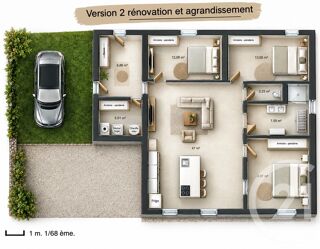  Maison à vendre 3 pièces 88 m²