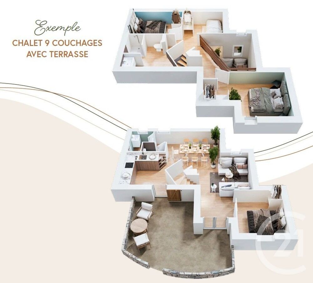 vente Maison - 4 pi�ce(s) - 83 m� Seix (09140)