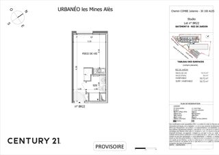  Appartement � vendre 1 pi�ce 18 m�