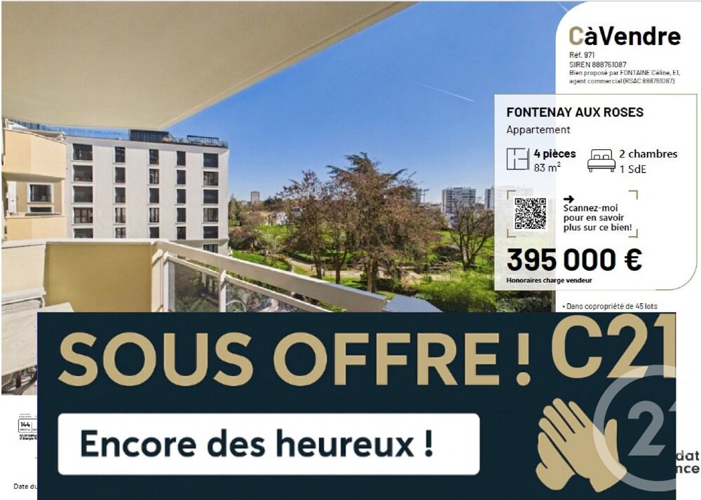 [EXCLUSIVITÉ] 4 Pièces Clé en Main : Calme, Verdure et C....