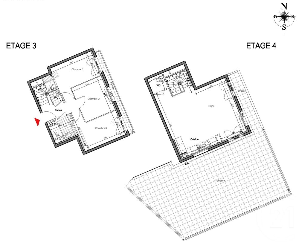 vente Appartement - 4 pièce(s) - 73 m² Thiais (94320)