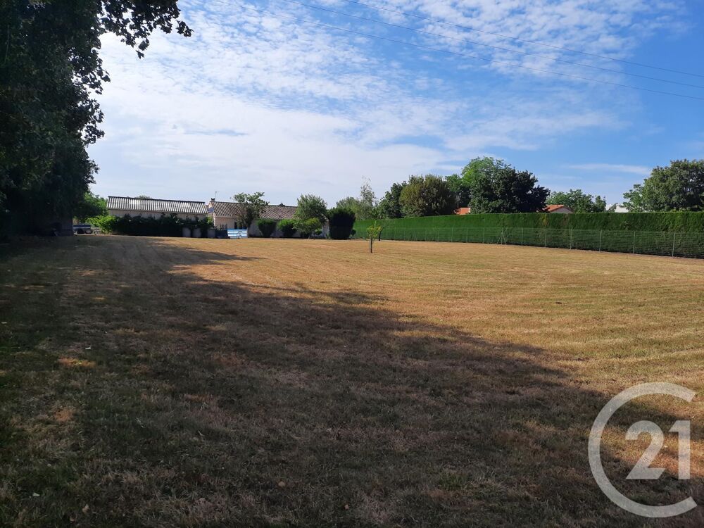 vente Terrain - 1771 m² Chef-Boutonne (79110)