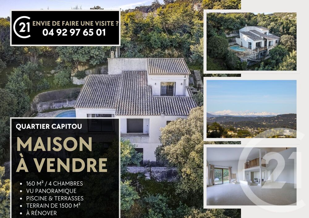 vente Maison - 6 pièce(s) - 160 m² Mandelieu-la-Napoule (06210)