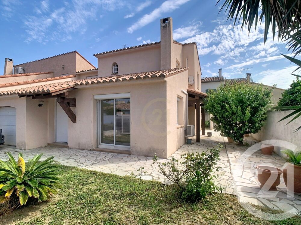 Perpignan Sud Villa 3 faces avec joli terrain et cuisin....
