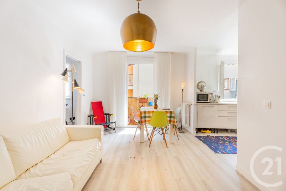vente Appartement - 2 pièce(s) - 43 m² Nice (06300)