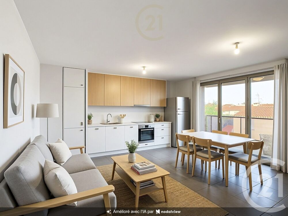 Appartement F3 avec grande terrasse de 22m2 et parking p....