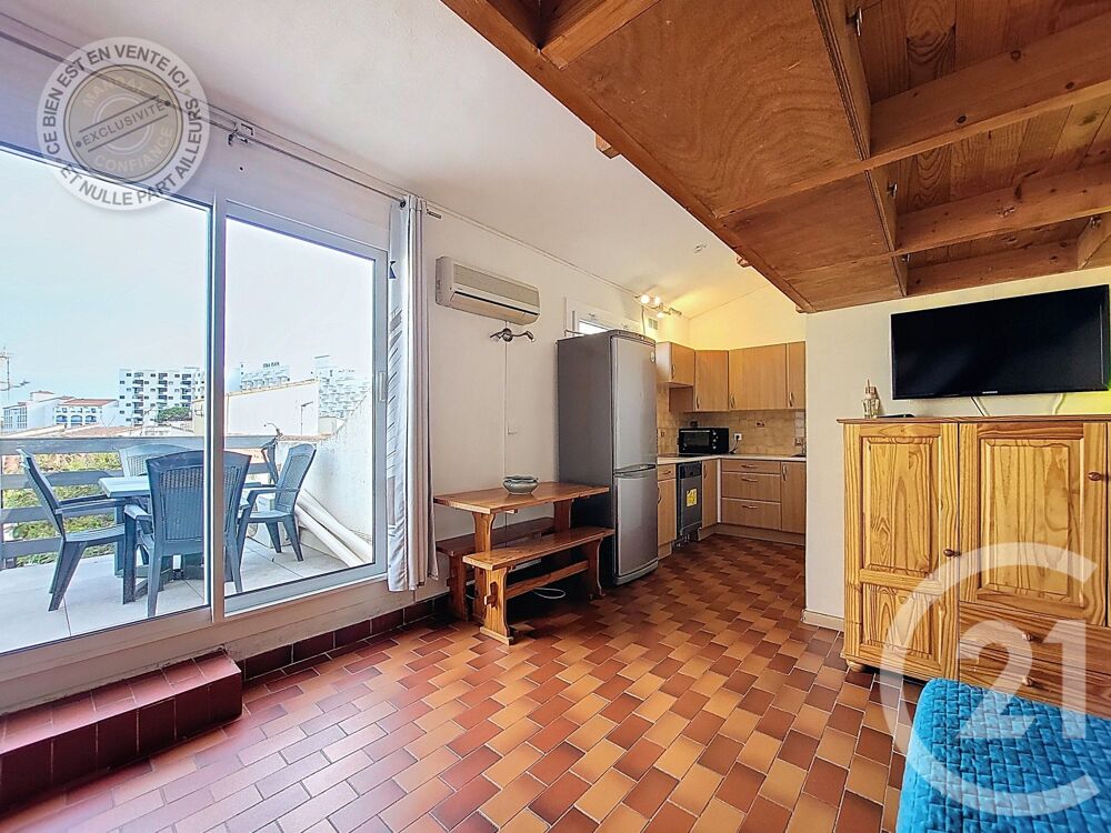 vente Appartement - 1 pièce(s) - 27 m² Le Barcarès (66420)