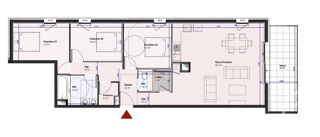  Appartement � vendre 4 pi�ces 92 m�