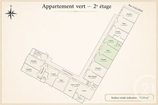 Appartement à vendre 2 pièces 32 m²