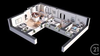  Appartement � vendre 3 pi�ces 66 m�