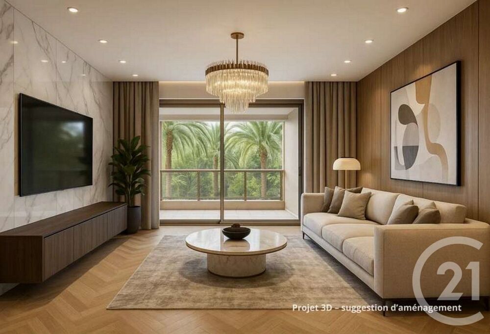 vente Appartement - 2 pièce(s) - 49 m² Nice (06200)
