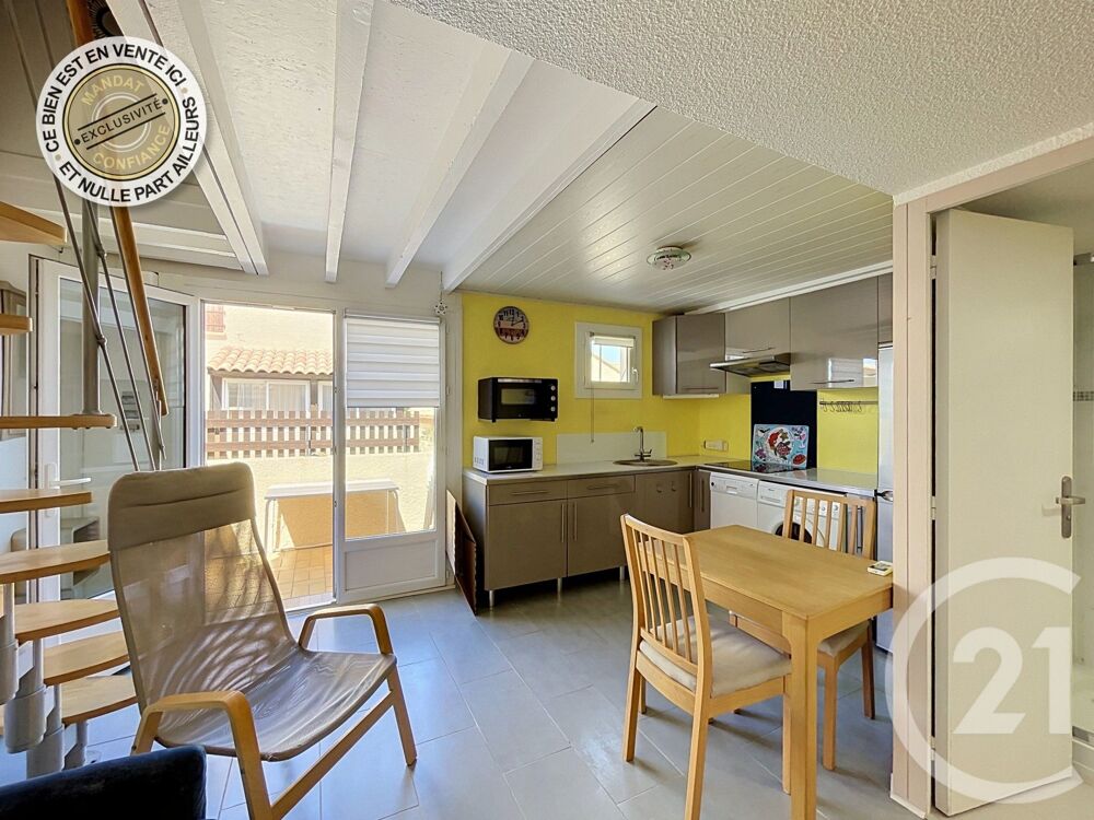 À vendre à Le Barcarès, charmant appartement T3 d'env. 4....