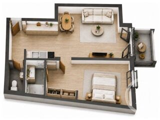  Appartement à vendre 2 pièces 42 m²