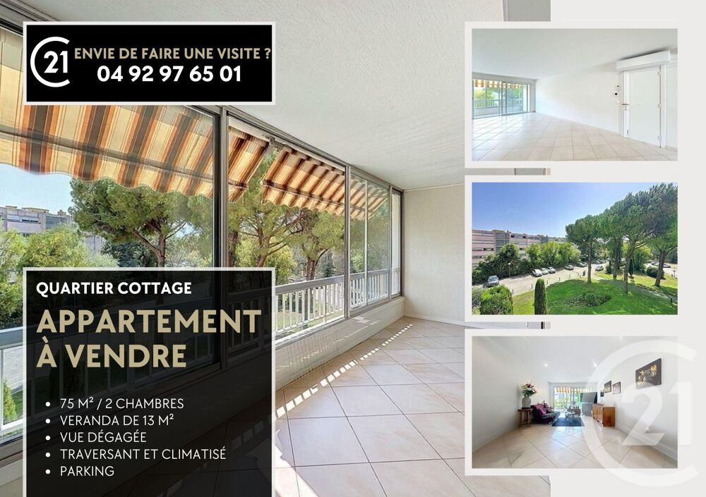 MANDELIEU-LA-NAPOULE : QUARTIER COTTAGE - AGREABLE 3/4 P....