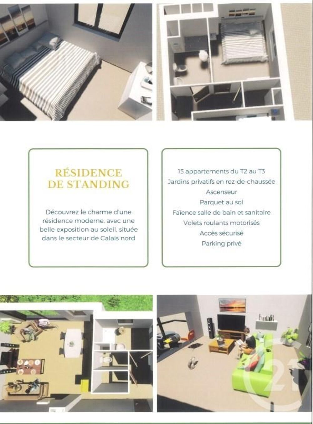 Nouveauté uniquement chez Century21 !!! Programme neuf d....