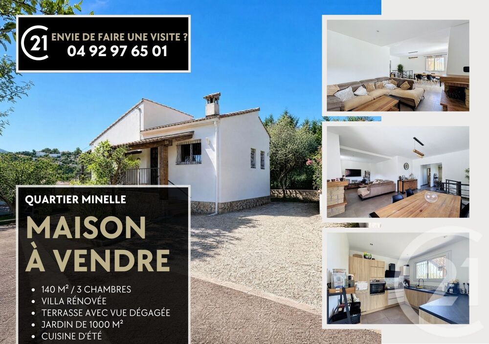 vente Maison - 5 pièce(s) - 140 m² Mandelieu-la-Napoule (06210)