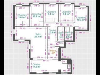  Colocation � louer 6 pi�ces 110 m�