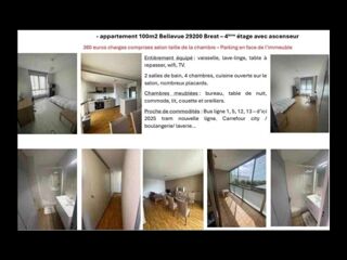  Colocation � louer 4 pi�ces 100 m�