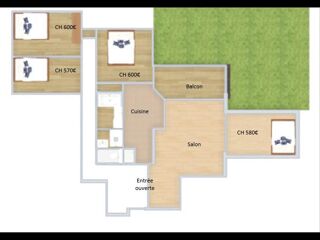  Colocation � louer 6 pi�ces 105 m�