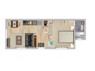  Colocation � louer 2 pi�ces 35 m�