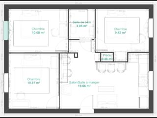  Colocation � louer 4 pi�ces 53 m�