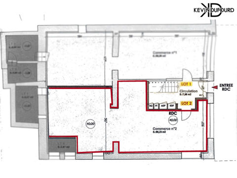   LOCAL COMMERCIAL de 66M2 à VALS LES BAINS 