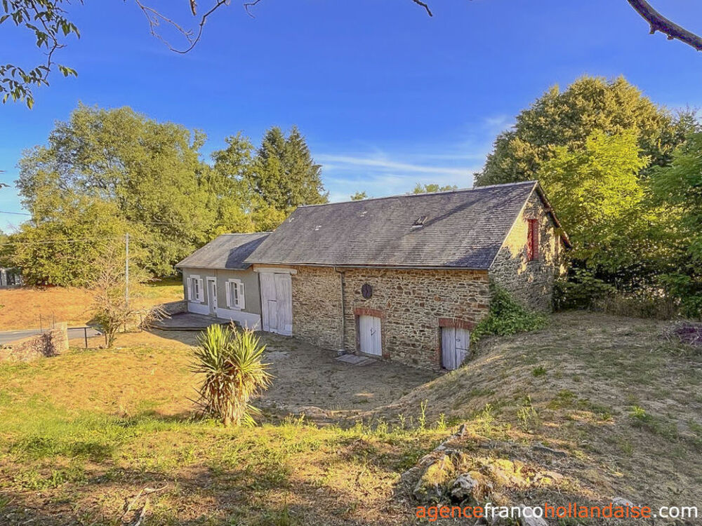 Fermette de village 85 m² avec granges et 3000 m²