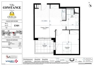 Appartement à vendre 2 pièces 42 m²