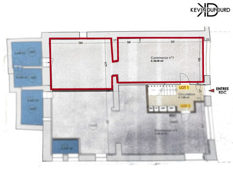   LOCAL COMMERCIAL de 59M2 à VALS LES BAINS 