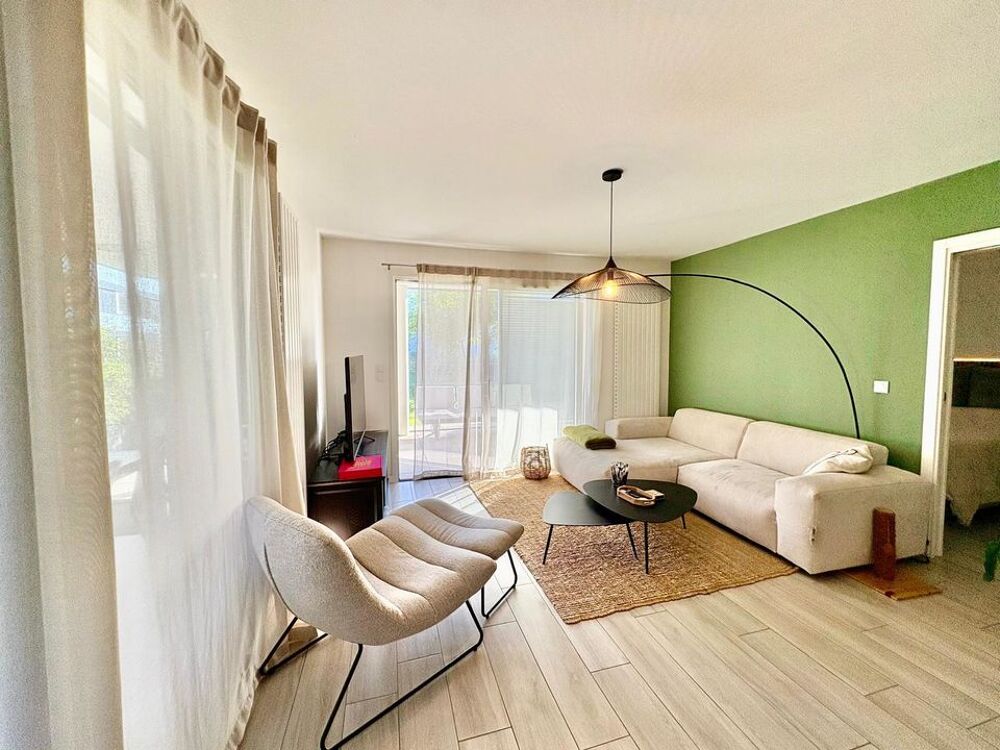 GRAND T2 60 M² AVEC JARDIN PRIVATIF, TERRASSE, GARAGE ET CAVE