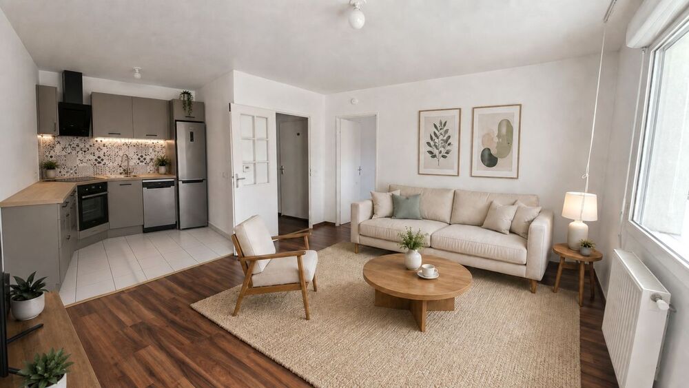 Vente Appartement À VENDRE - LYON 7e, ZAC DU BON LAIT - T3  AVEC BALCON ET Lyon 7