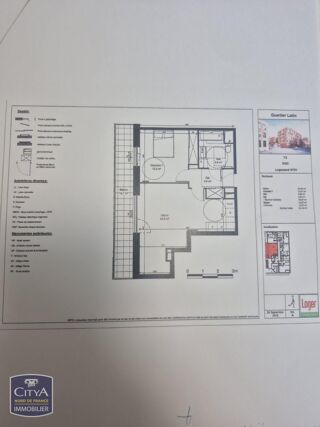  Appartement à louer 2 pièces 48 m²