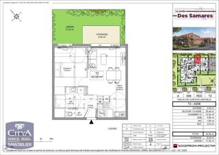 location Appartement - 2 pièce(s) - 43 m² Seclin (59113)