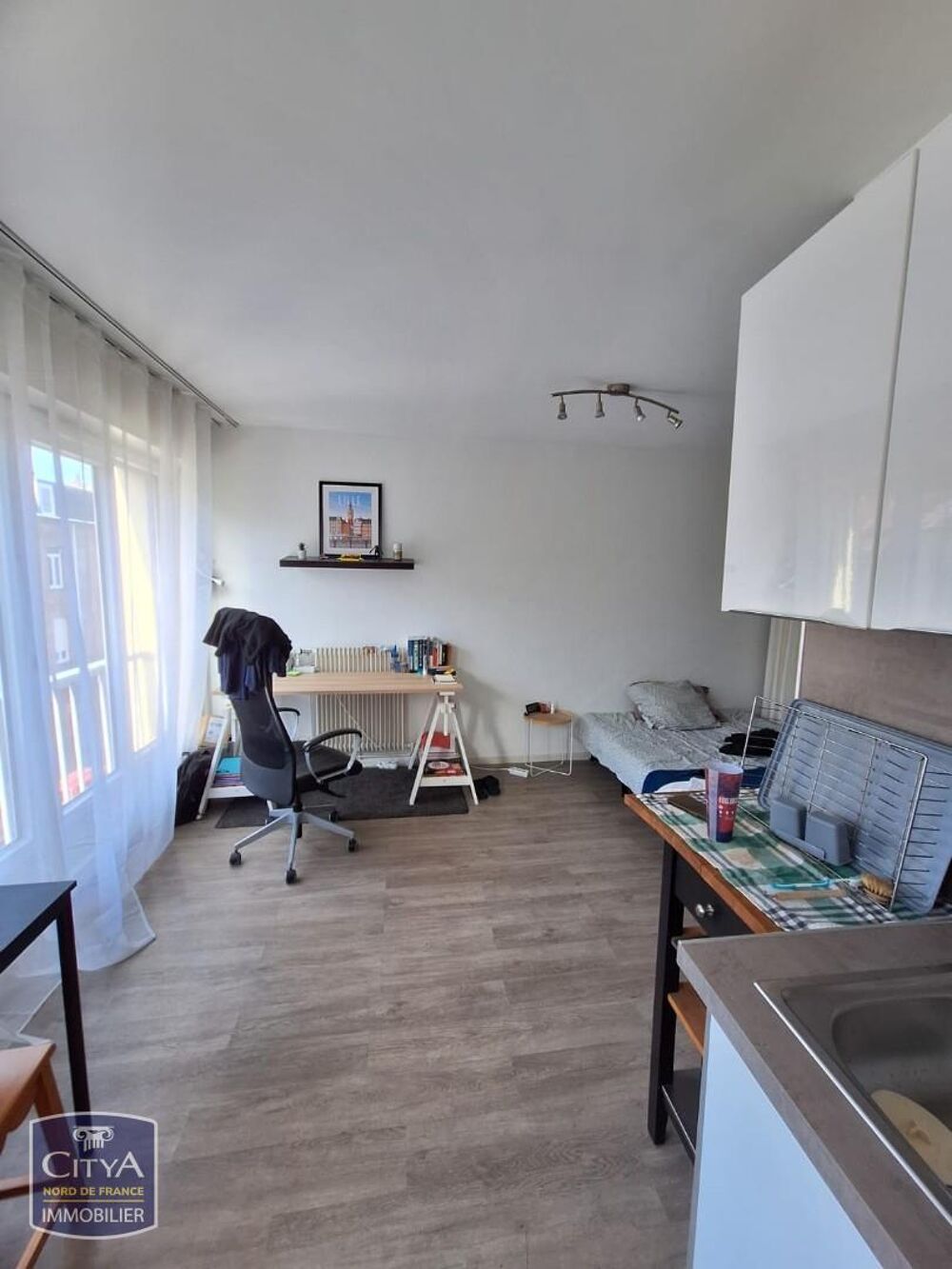 location Appartement - 1 pièce(s) - 24 m² Lille (59000)