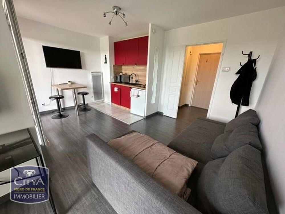 Location Appartement A LOUER - STUDIO MEUBLE - 24M² - BALCON - PARKING Villeneuve-d'ascq