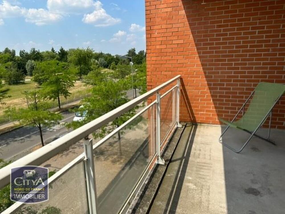 Location Appartement A LOUER - STUDIO MEUBLE - 24M² - BALCON - PARKING Villeneuve-d'ascq