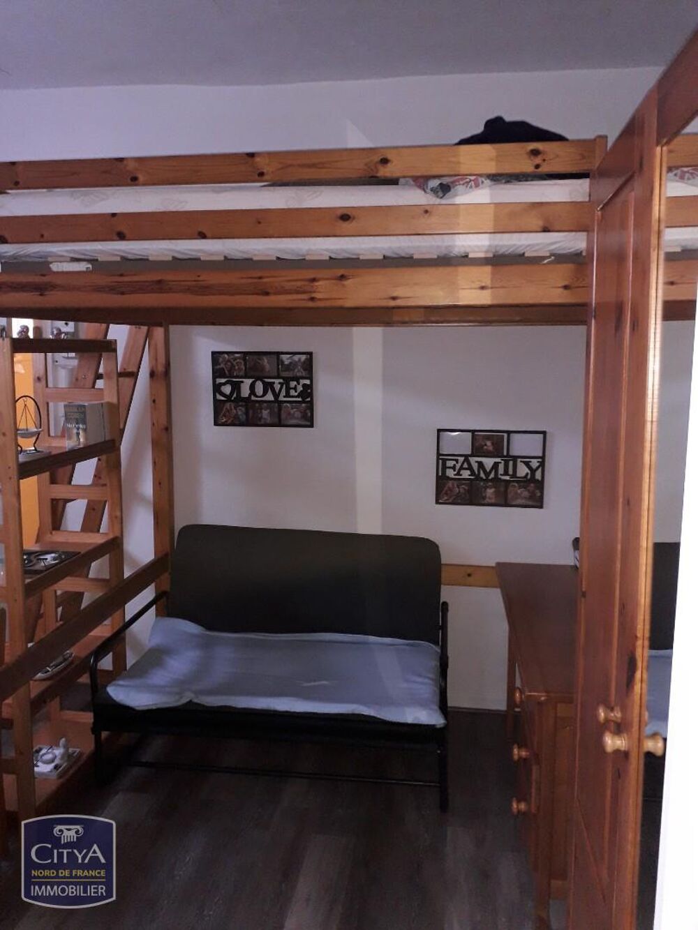 Location Appartement studio meublé Douai