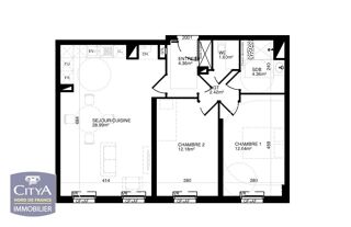  Appartement à louer 3 pièces 67 m²