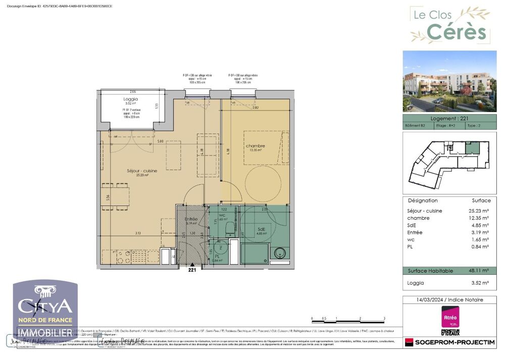 location Appartement Wambrechies (59118)