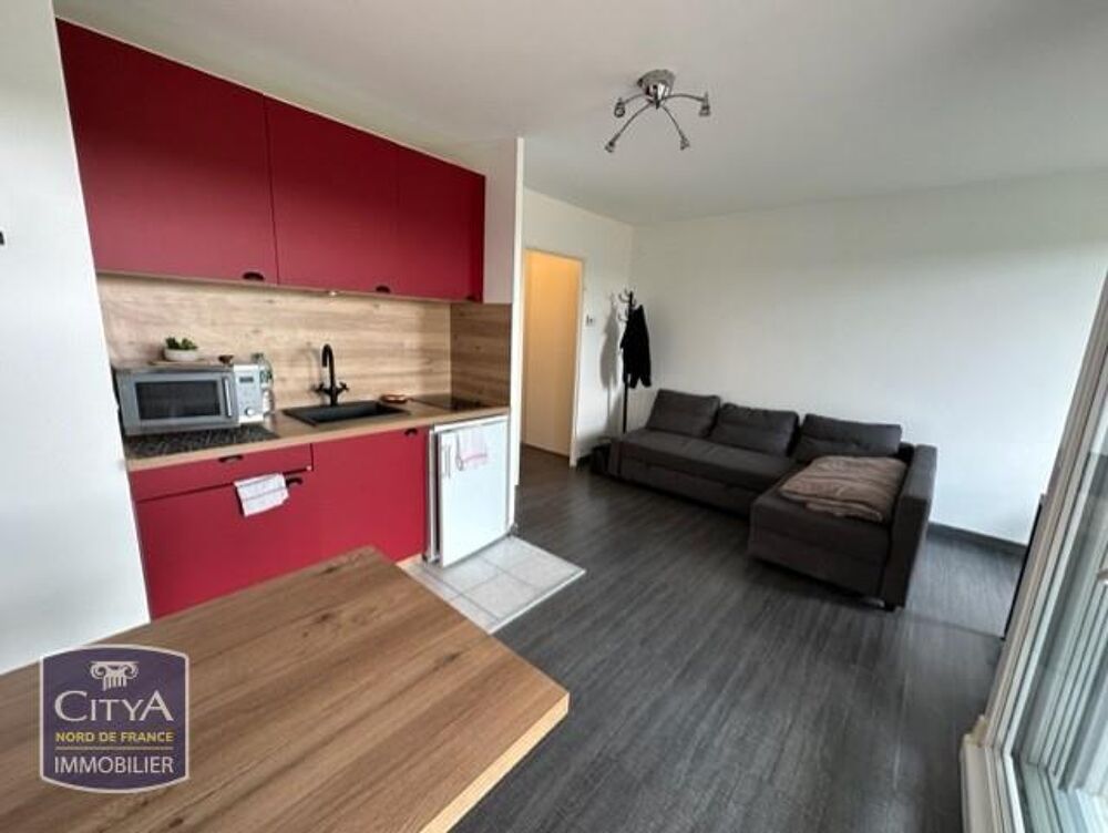 Location Appartement A LOUER - STUDIO MEUBLE - 24M² - BALCON - PARKING Villeneuve-d'ascq