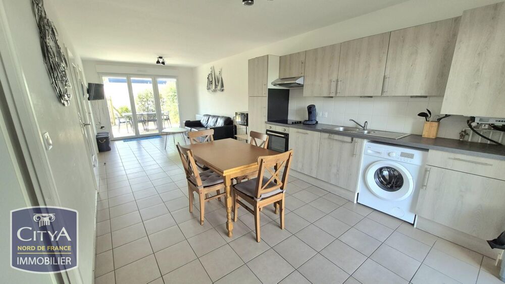 Location Appartement T3 lumineux en RDC avec parking Wimereux