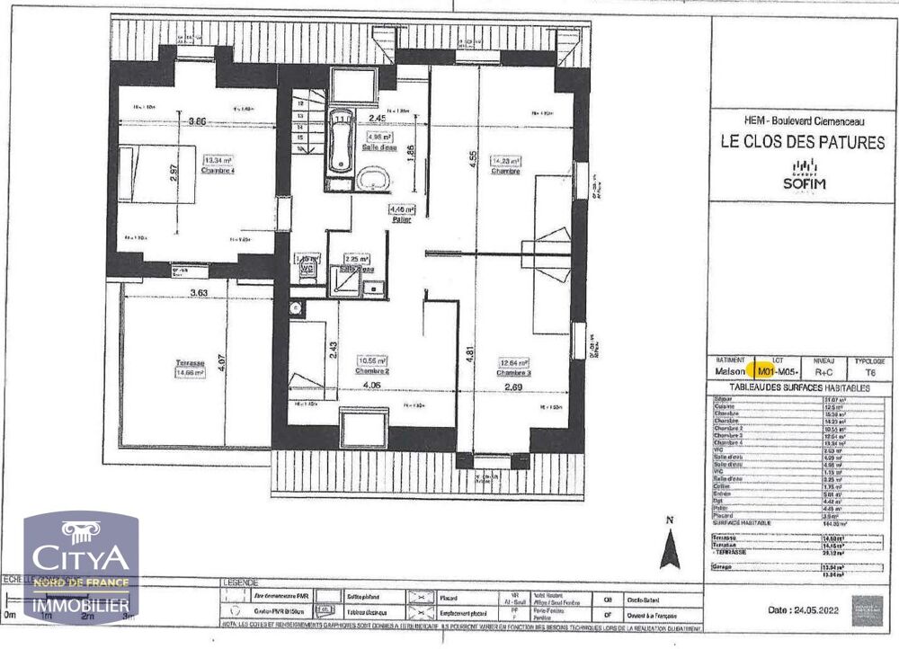 Location Maison Maison HEM jardin et garage Hem