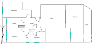  Appartement � vendre 4 pi�ces 80 m�