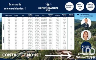  Appartement  vendre 3 pices 50 m