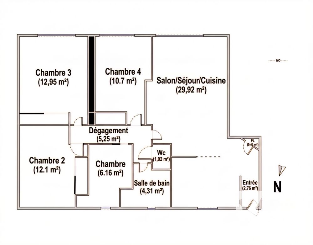 � vendre  Appartement Paris 20