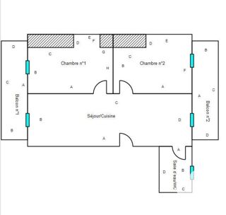  Appartement � vendre 3 pi�ces 30 m�