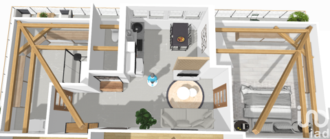   Vente Appartement 2 pi�ces Appartement - 2 pi�ce(s) - 55 m�