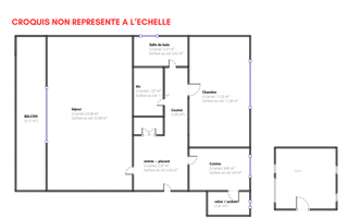  Appartement � vendre 2 pi�ces 54 m�