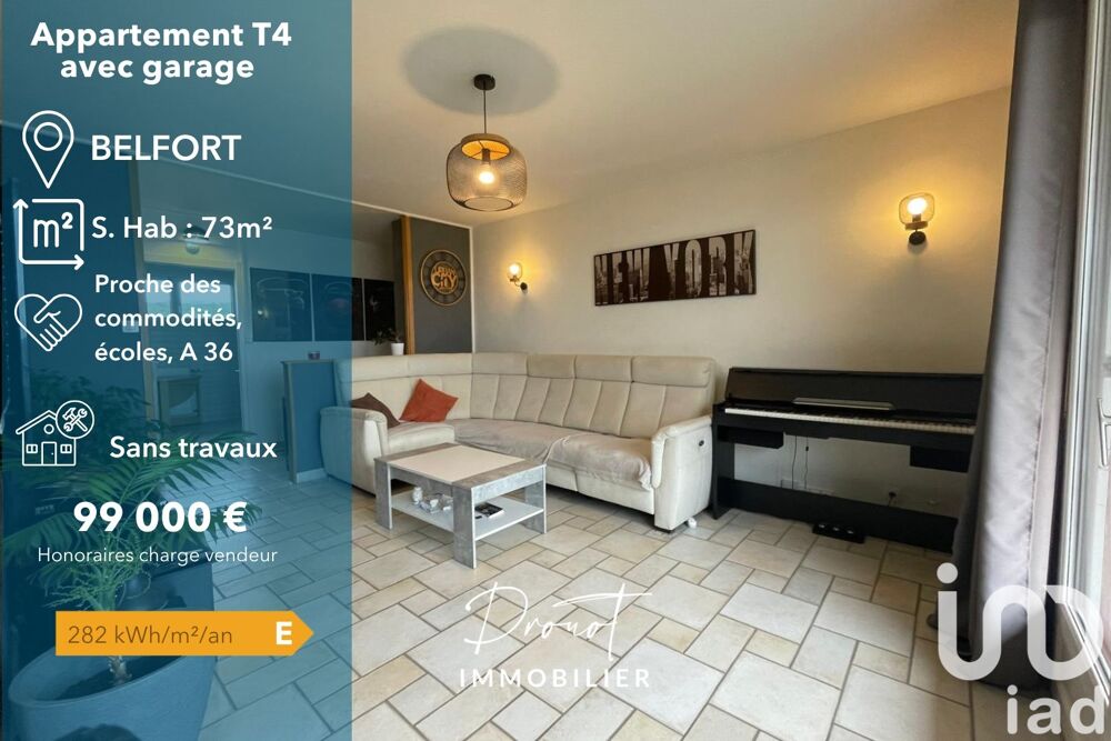 Vente Appartement Vente Appartement 4 pices Belfort